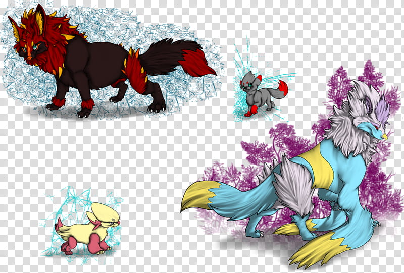 Nue and Kim Evolutions transparent background PNG clipart