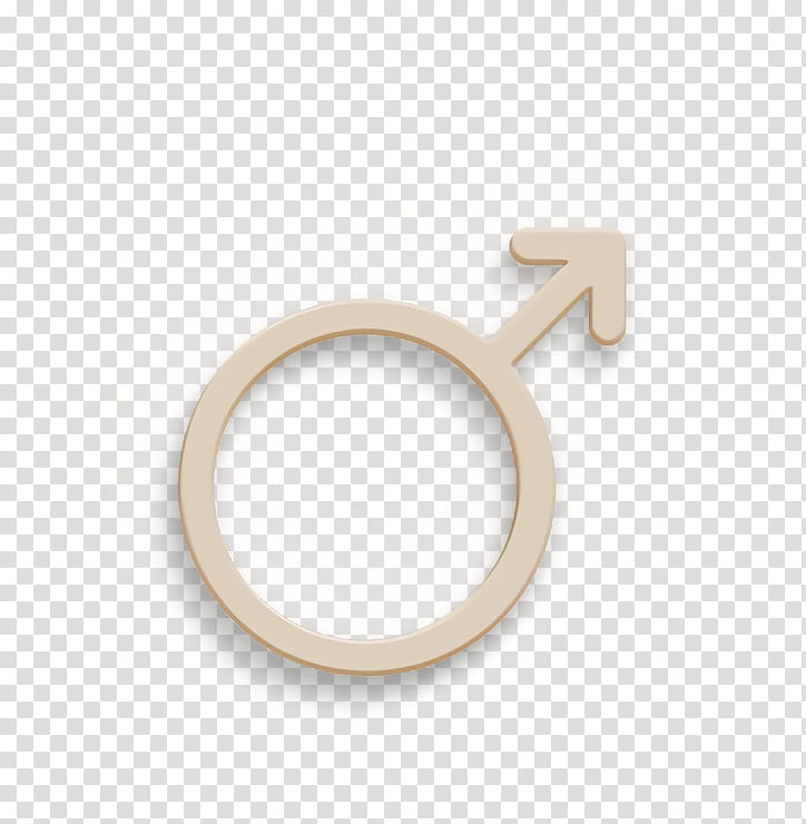 gender icon male icon man icon, Sexual Orientation Icon, Ring, Jewellery, Beige, Circle, Metal, Oval transparent background PNG clipart