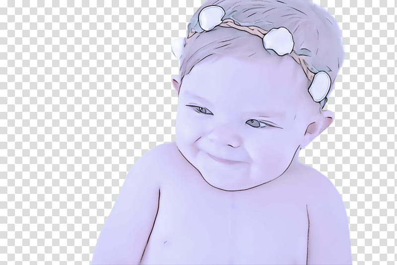 face white head violet child, Purple, Lilac, Baby, Pink, Cheek transparent background PNG clipart