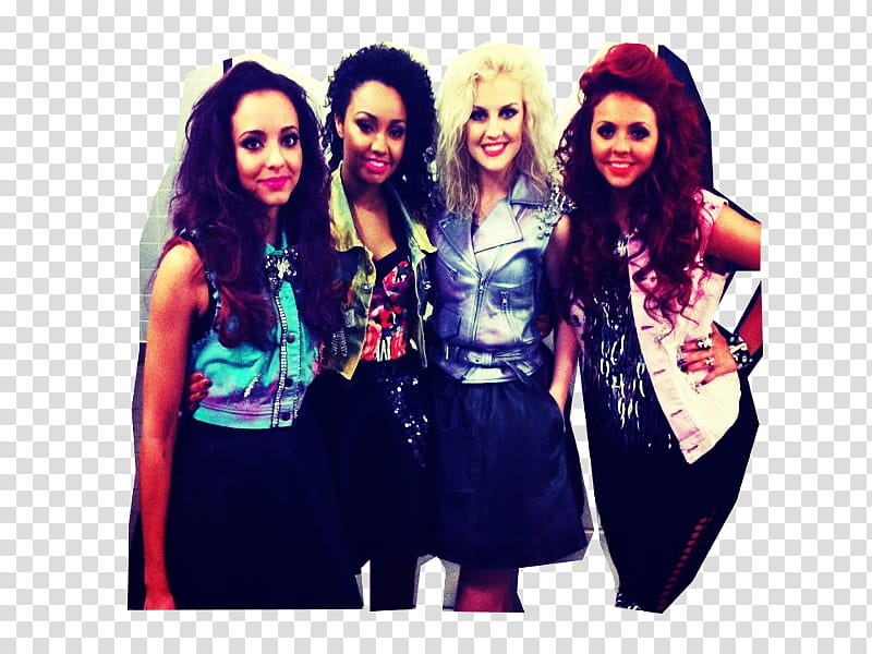 Little Mix, Little Mix smiling while standing illustration transparent background PNG clipart