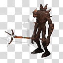 Spore Darkspore Hero  of , brown monster holding rod illustration transparent background PNG clipart