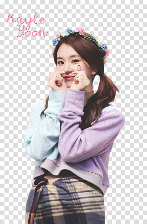 Chaeyoung Twice, Kayle Yoon transparent background PNG clipart