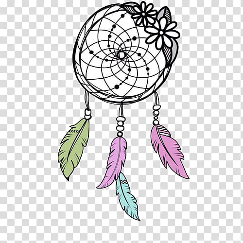 love overlays, white, black, pink, and green dreamcatcher transparent background PNG clipart