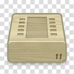 Muku Icons for Iconager, Drive-RAM, brown wooden box transparent background PNG clipart