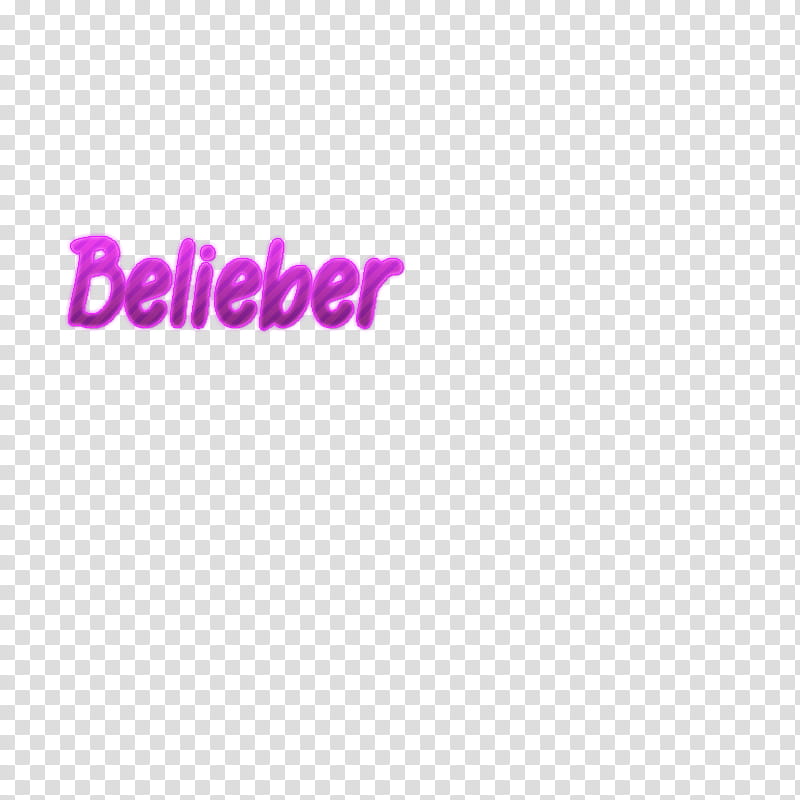 Texto Belieber transparent background PNG clipart