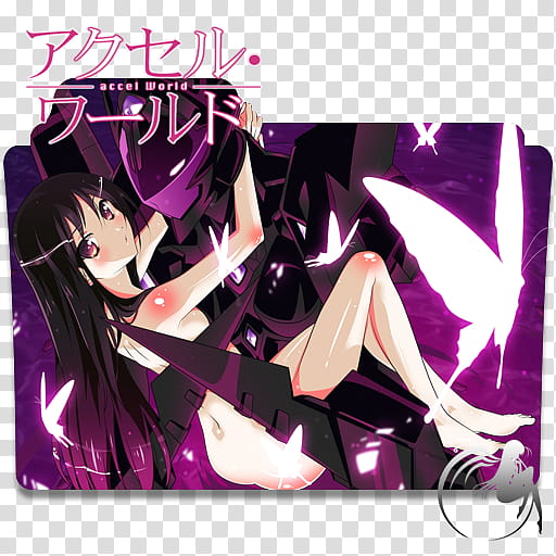 Accel World  Folder Icon, Accel World  [ transparent background PNG clipart