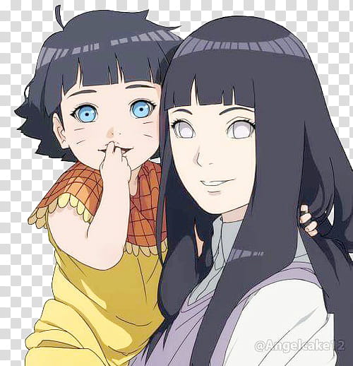 Render Hinata and Himawari transparent background PNG clipart