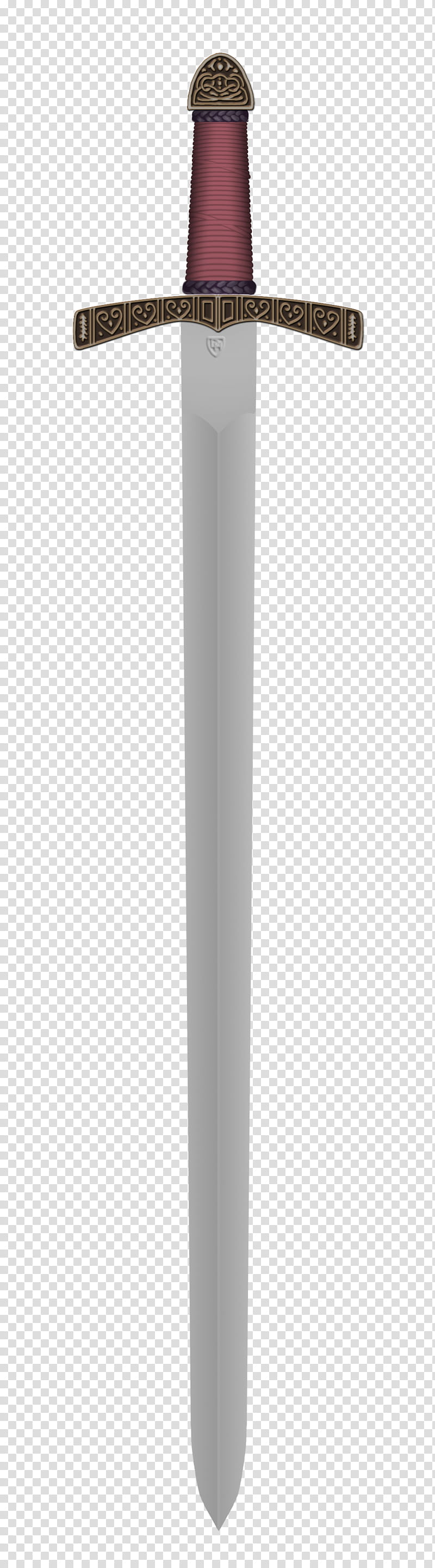 Bowen Sword, purple sword transparent background PNG clipart