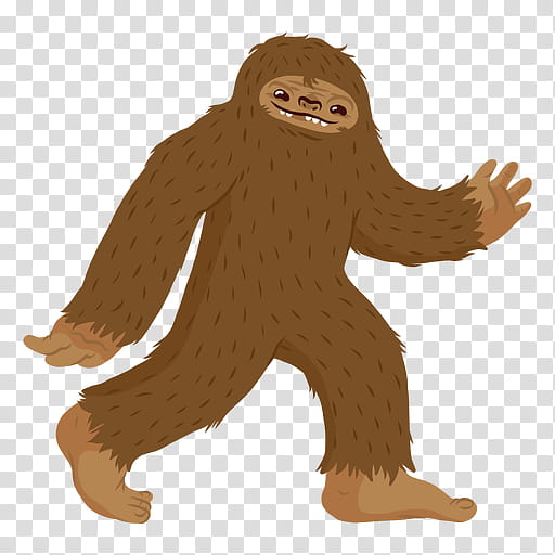 Bigfoot, Cartoon, Finding Bigfoot transparent background PNG clipart