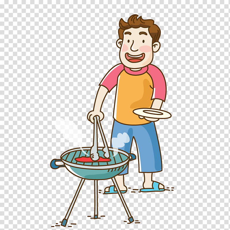 Boy, Barbecue, Human, Drawing, Storytelling, Cartoon, Male, Child transparent background PNG clipart
