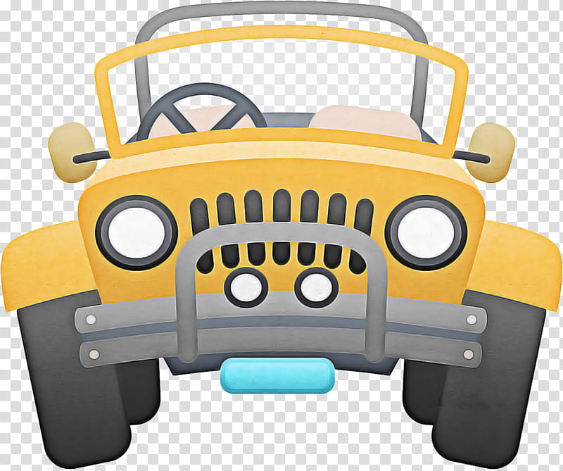 Motor vehicle cartoon vehicle mode of transport, Jeep Wrangler, Grille  transparent background PNG clipart | HiClipart