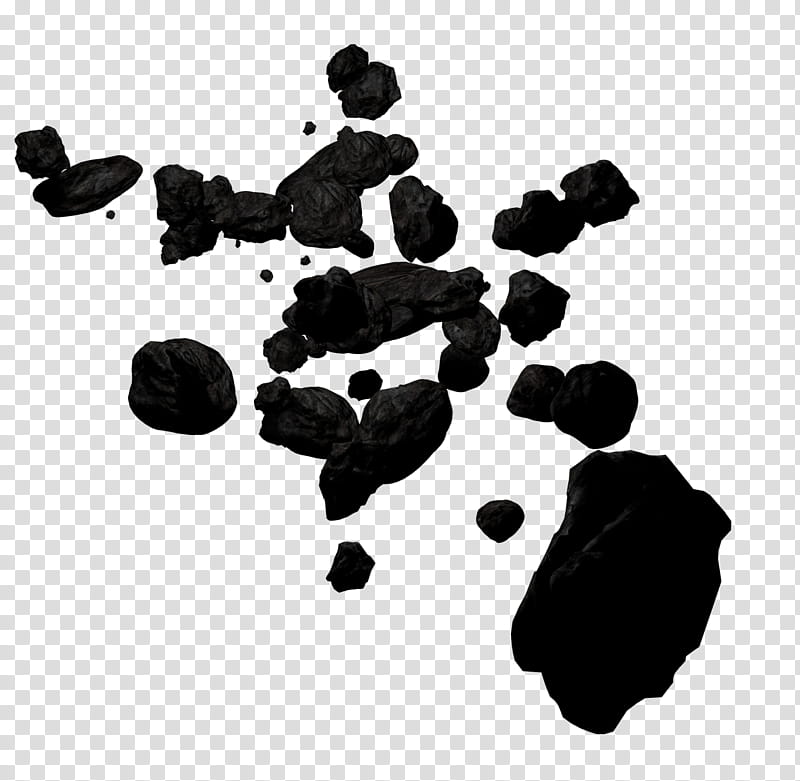 Asteroid Belts Mega , black stones illustration transparent background PNG clipart