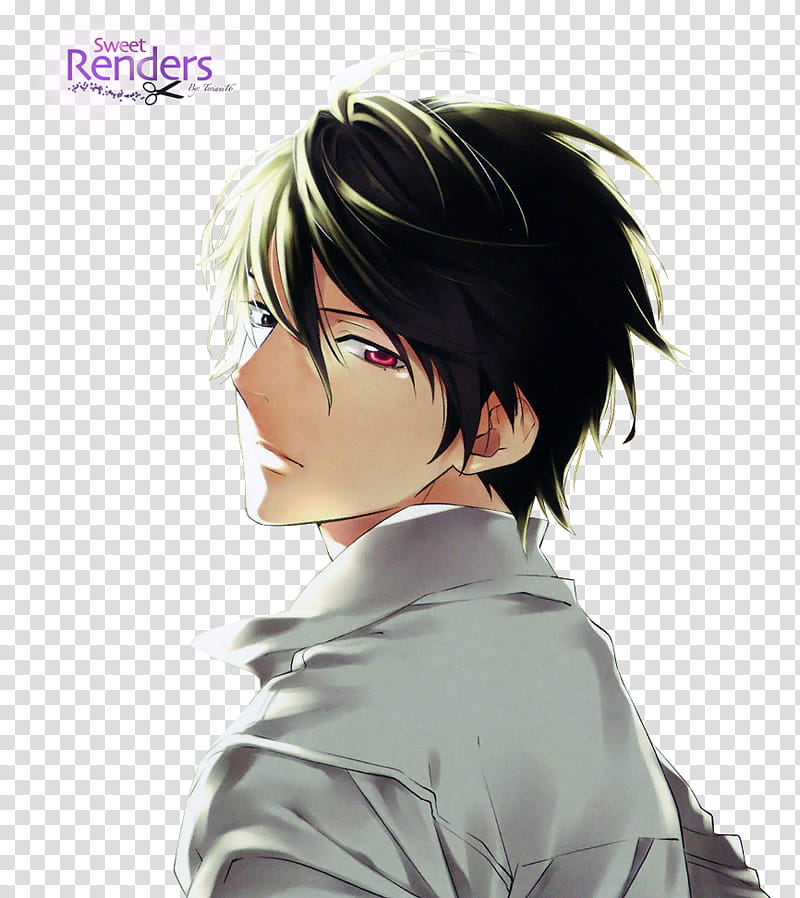 Black hair Anime Brown hair Male Manga, Anime transparent background PNG  clipart