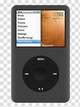 iPod Classic PSD ICO, grey iPod Classic transparent background PNG clipart