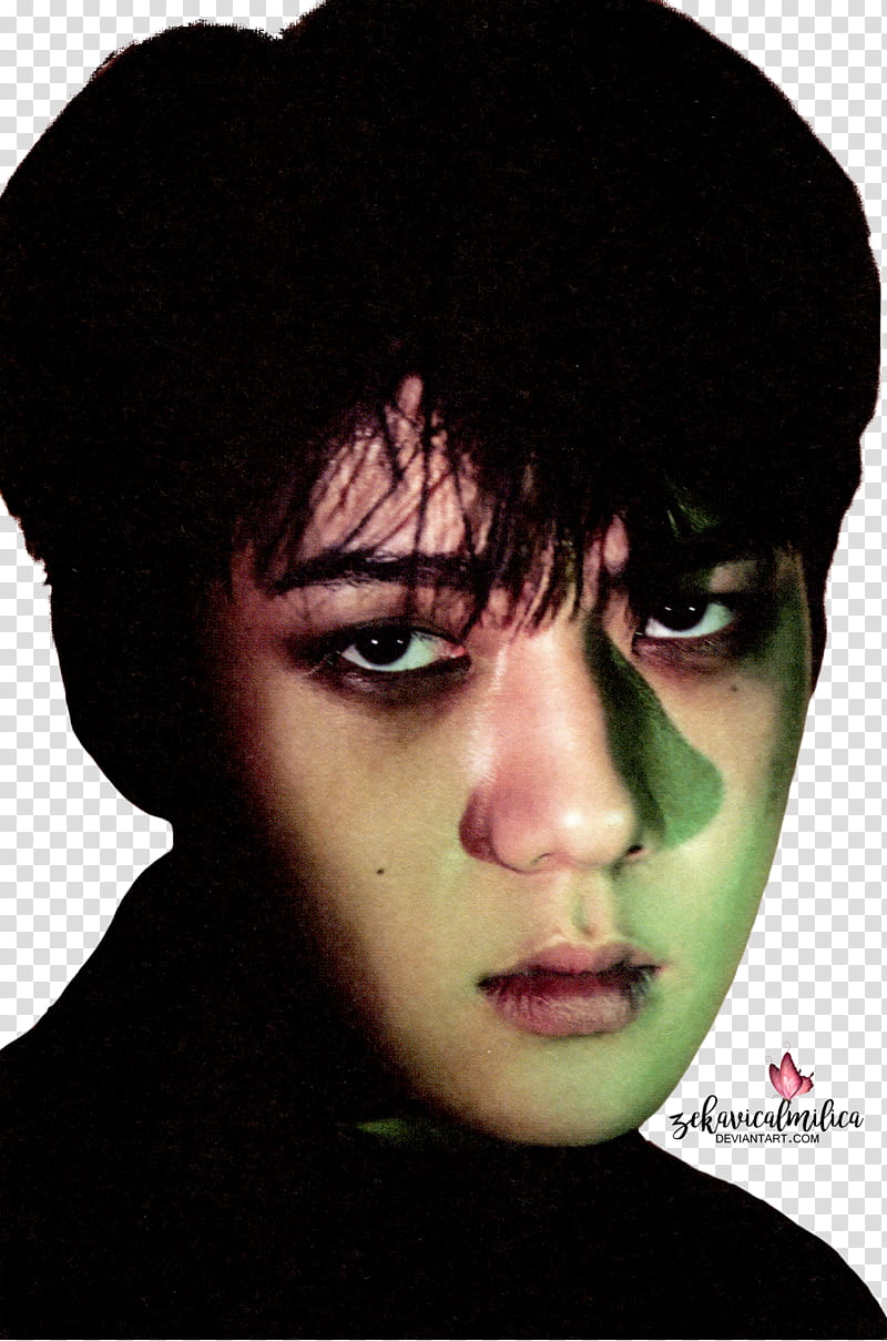 EXO Sehun Monster, men's black top transparent background PNG clipart