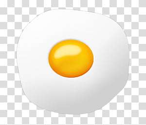 Aesthetic, sunny side up egg transparent background PNG clipart