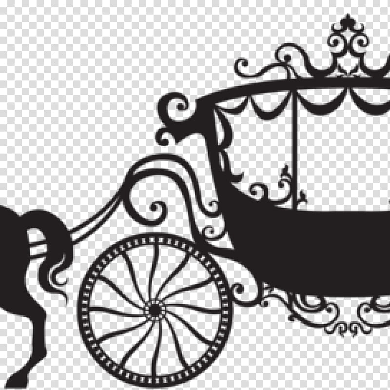 Metal, Carriage, Horse And Buggy, Silhouette, Drawing, Vehicle, Blackandwhite, Style transparent background PNG clipart