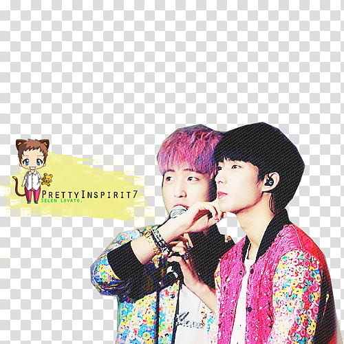 BA Gongchan and Baro transparent background PNG clipart