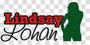 Lindsay Lohan Text transparent background PNG clipart thumbnail