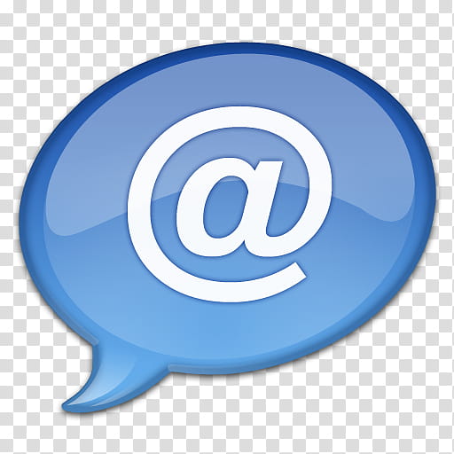 iChat Remake, e-mail application icon transparent background PNG clipart