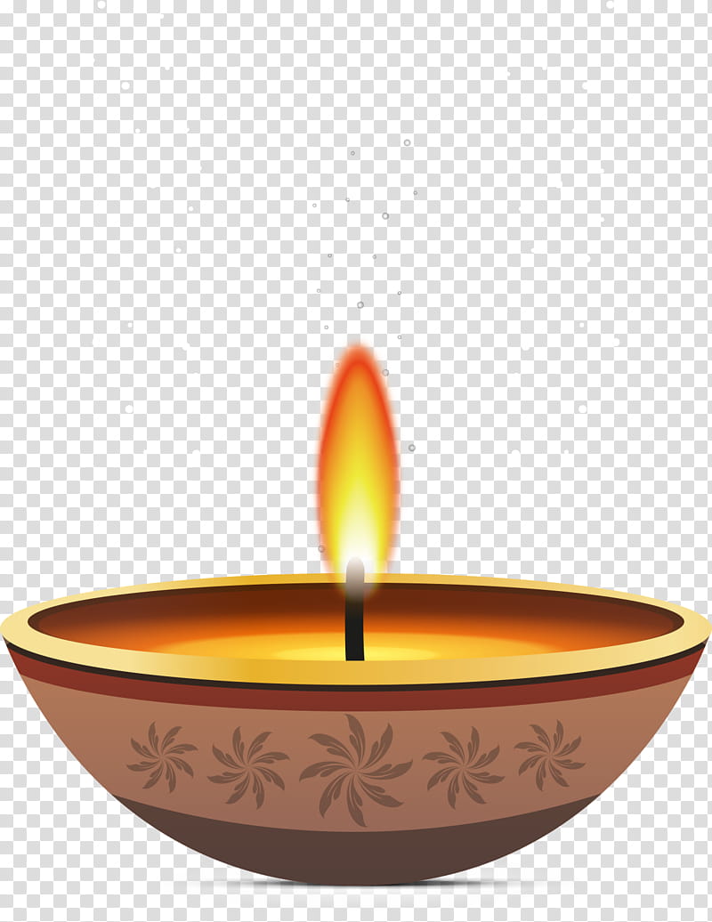 Diwali Diya Drawing, Oil Lamp, Genie, Candle, Electric Light, Festival, Lakshmi, Orange transparent background PNG clipart