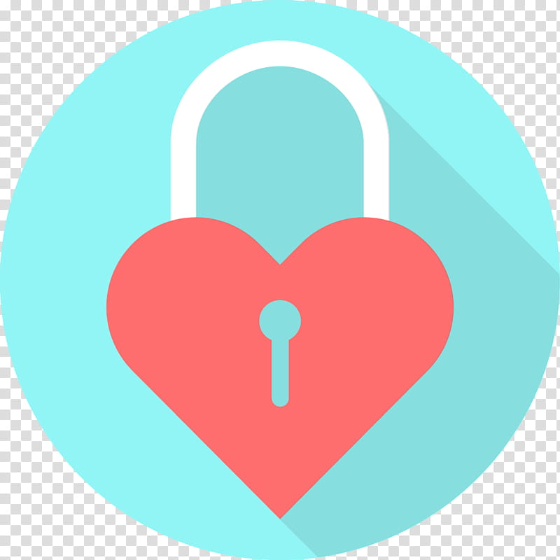 Love Couple Heart, Android, Echtpaar, Teal, Turquoise, Aqua, Padlock, Circle transparent background PNG clipart