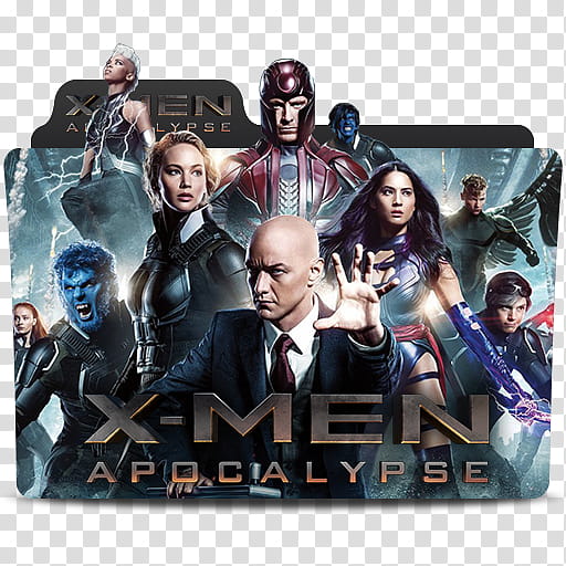 MARVEL X Men Films Folder Icon , x-menapocalypse transparent background PNG clipart