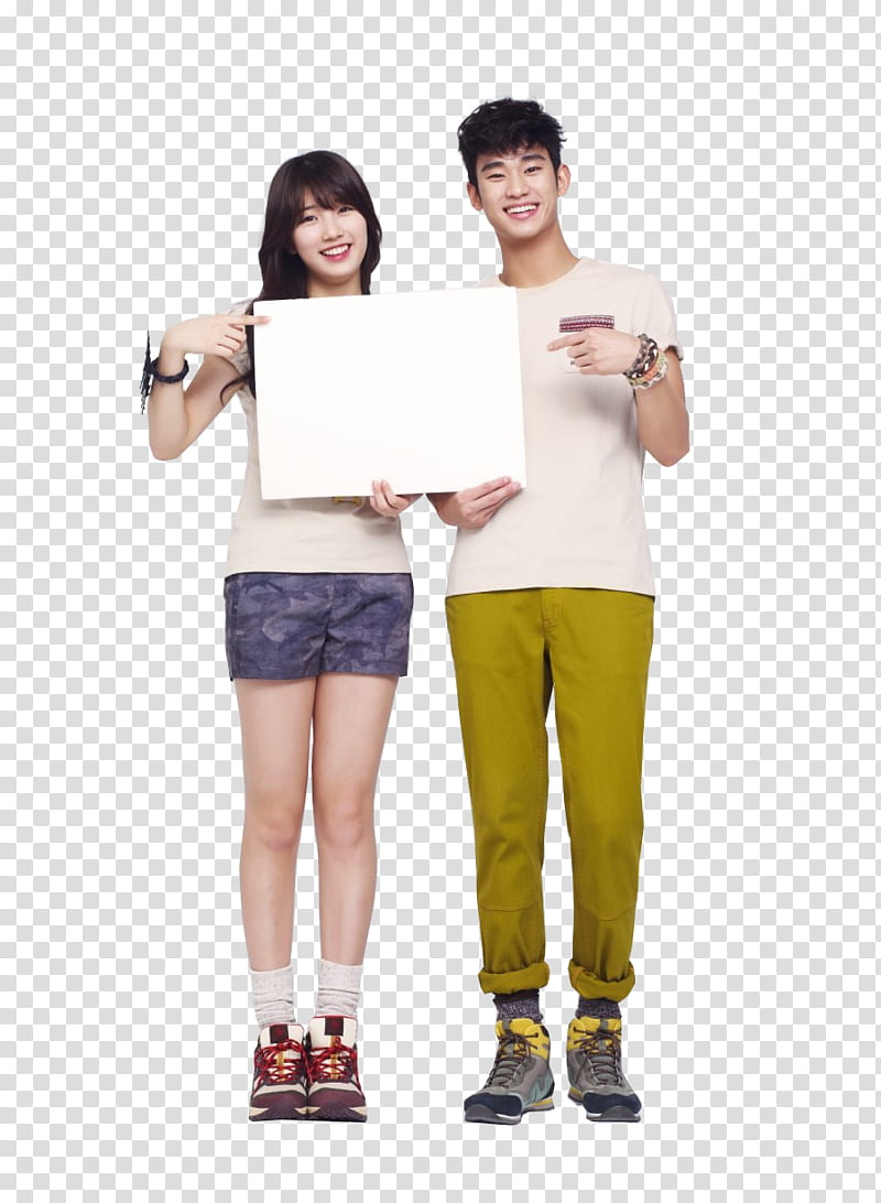 Suzy and Kim Soo Hyun transparent background PNG clipart