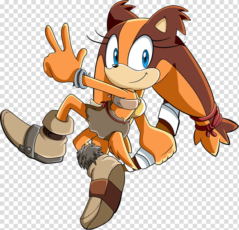 Sticks the Jungle Badger, Sonic X, brown and brown sonic transparent background PNG clipart