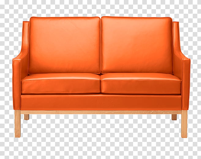 Orange, Couch, Furniture, Sofa Bed, Club Chair, Leather, Meubelmakerij, Comfort transparent background PNG clipart