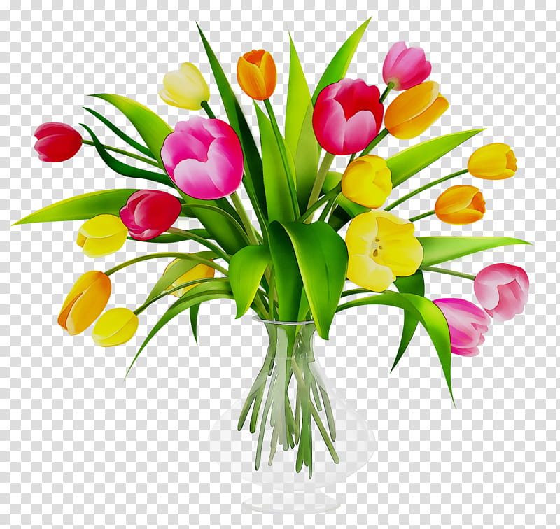 Flowers In Vase, Vase Rose, Flower Bouquet, Floral Design, Tulip, Cut Flowers, Plant, Flowerpot transparent background PNG clipart