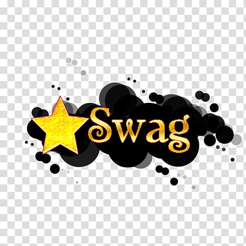 Logo Swag, swag text overlay transparent background PNG clipart