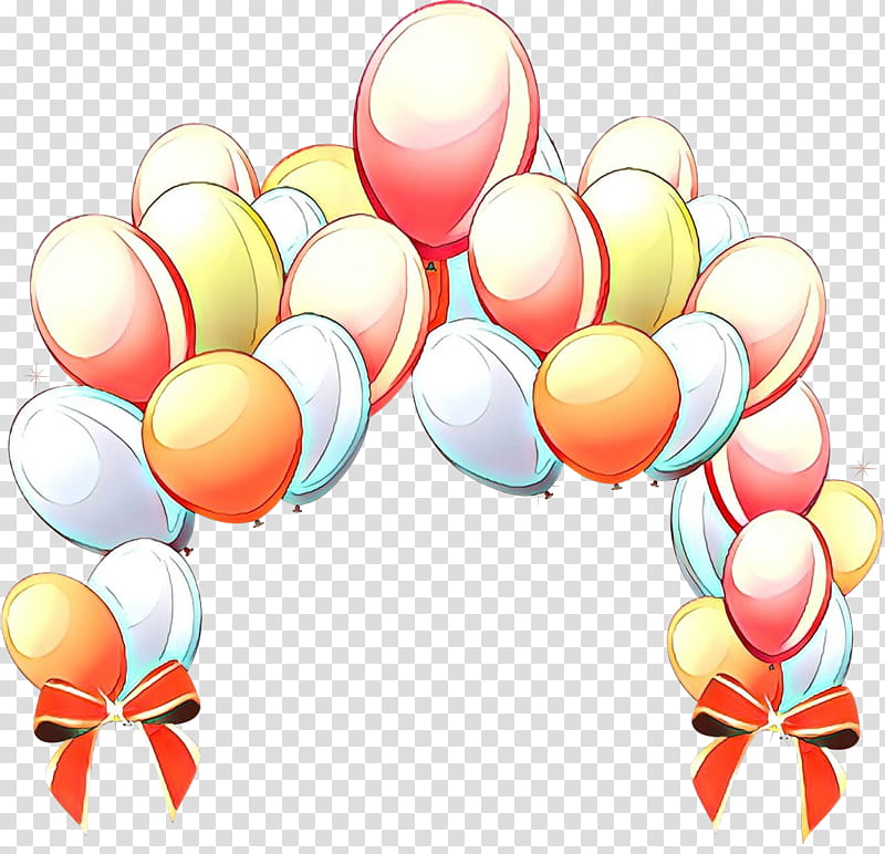 balloon party supply, Cartoon transparent background PNG clipart