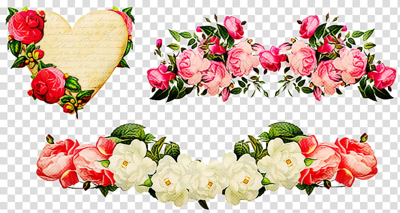 Garden roses, Cut Flowers, Petal, Pink, Plant, Heart, Artificial Flower, Floral Design transparent background PNG clipart