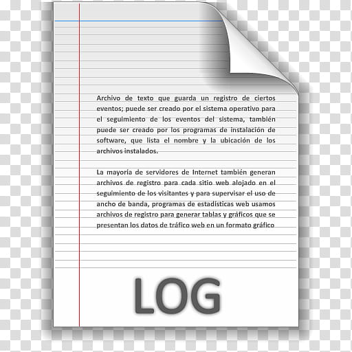 Text File Icons, LOG transparent background PNG clipart