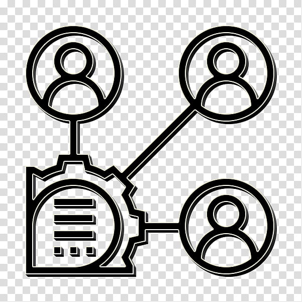Stakeholder icon Agile Methodology icon, Line Art transparent background PNG clipart
