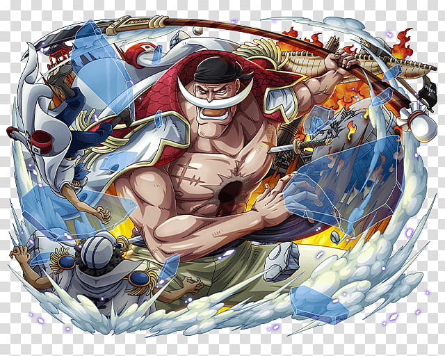 Edward Newgate AKA WhiteBeard, barbe blanche one piece transparent background PNG clipart