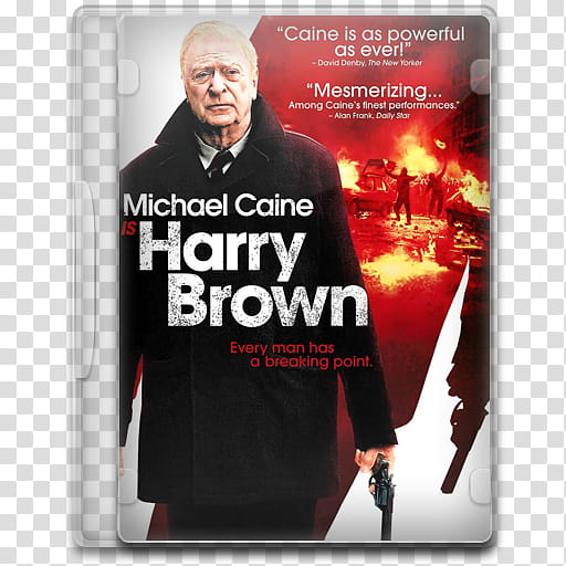 Movie Icon Mega , Harry Brown, Michael Caine is Harry Brown case transparent background PNG clipart