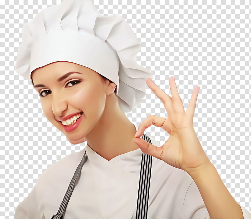 cook chef's uniform chef chief cook headgear, Chefs Uniform, Gesture, Cap transparent background PNG clipart