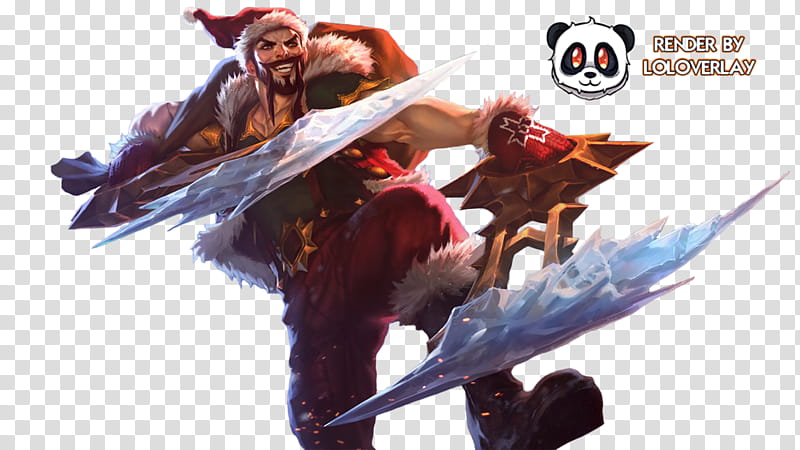 Santa Draven Render, male game character transparent background PNG clipart