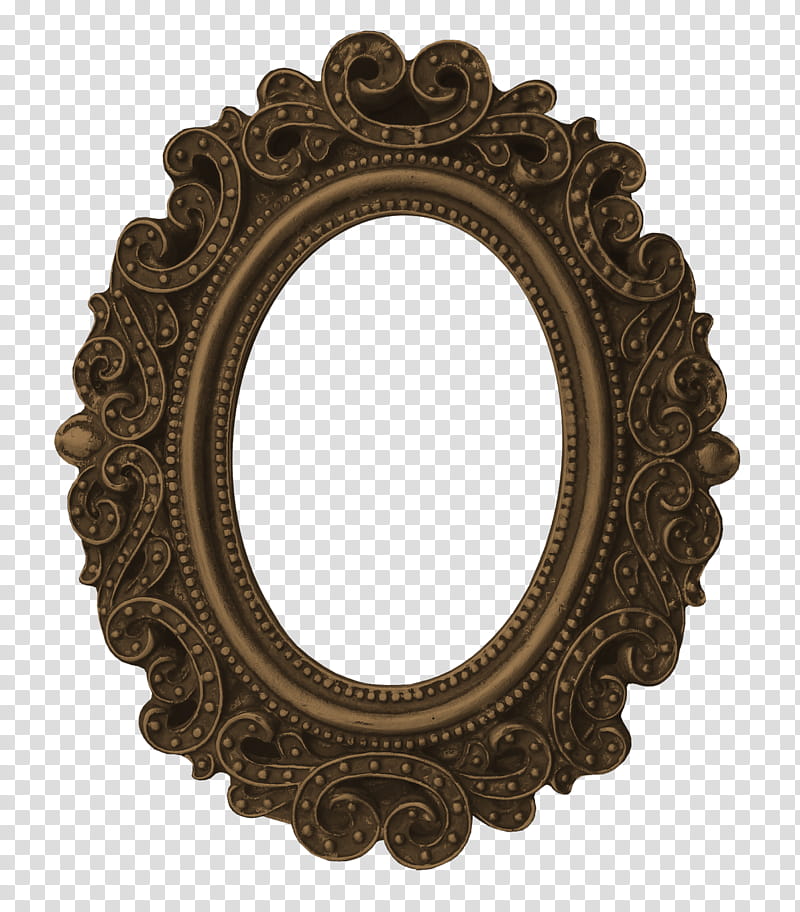 Background Flower Frame, Frames, Transvaal Daisy, Ornament, Mirror, Oval, Brass transparent background PNG clipart