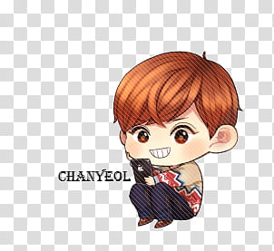 EXO Chanyeol Chibi transparent background PNG clipart