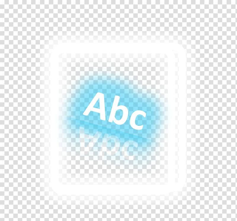Glow In The Dark v , square white box with Abc transparent background PNG clipart