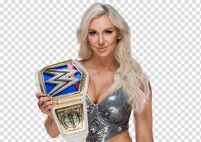Charlotte New SD Live Women Champion render transparent background PNG clipart