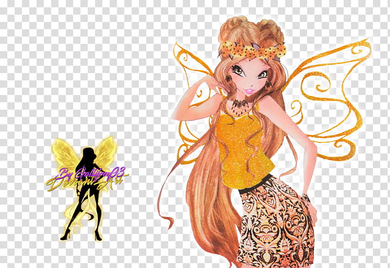 Winx Club Flora Fairy Couture transparent background PNG clipart