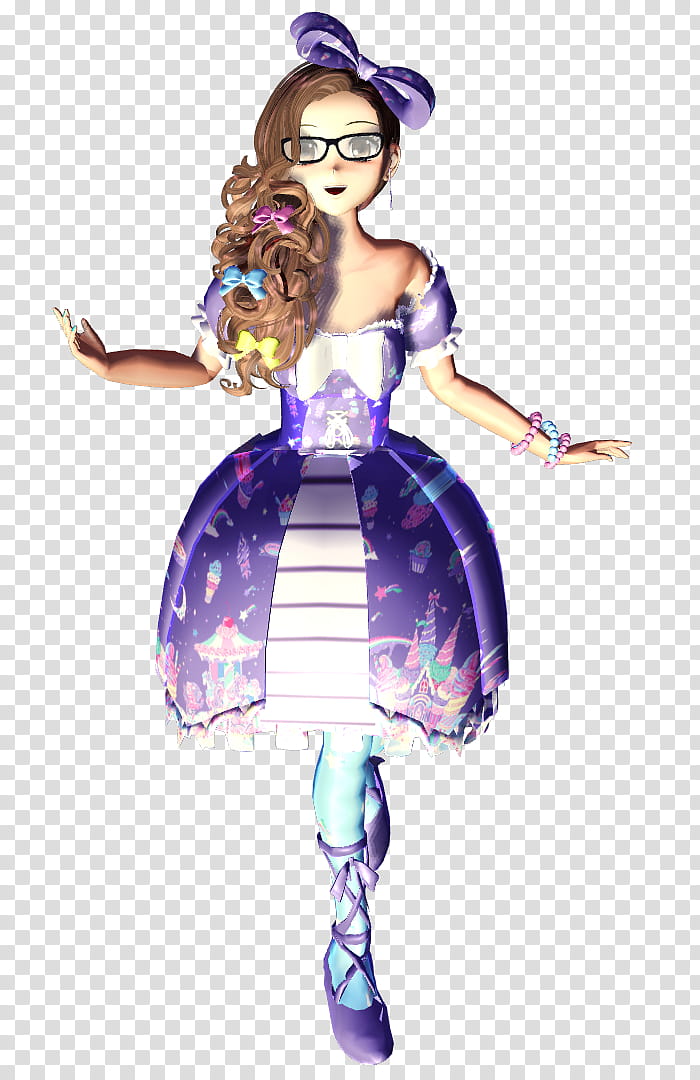 MMD Newcomer Morgan MilkyPlanet Dress transparent background PNG clipart