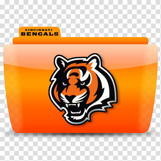 ColorFlow Cincinnati Bengals, bengalsfolder icon transparent background PNG clipart