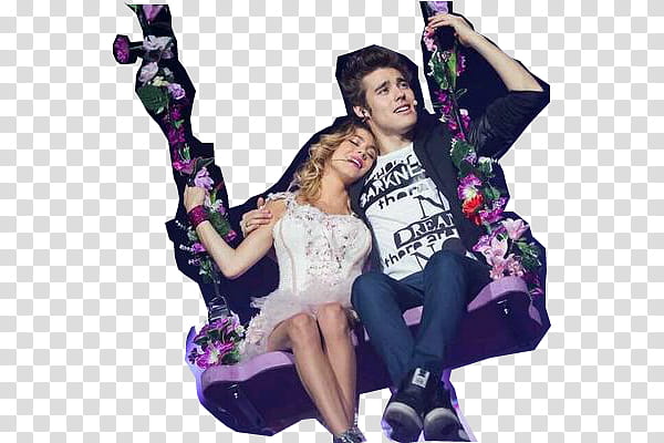 Jorge Blanco y Tini Stoessel transparent background PNG clipart