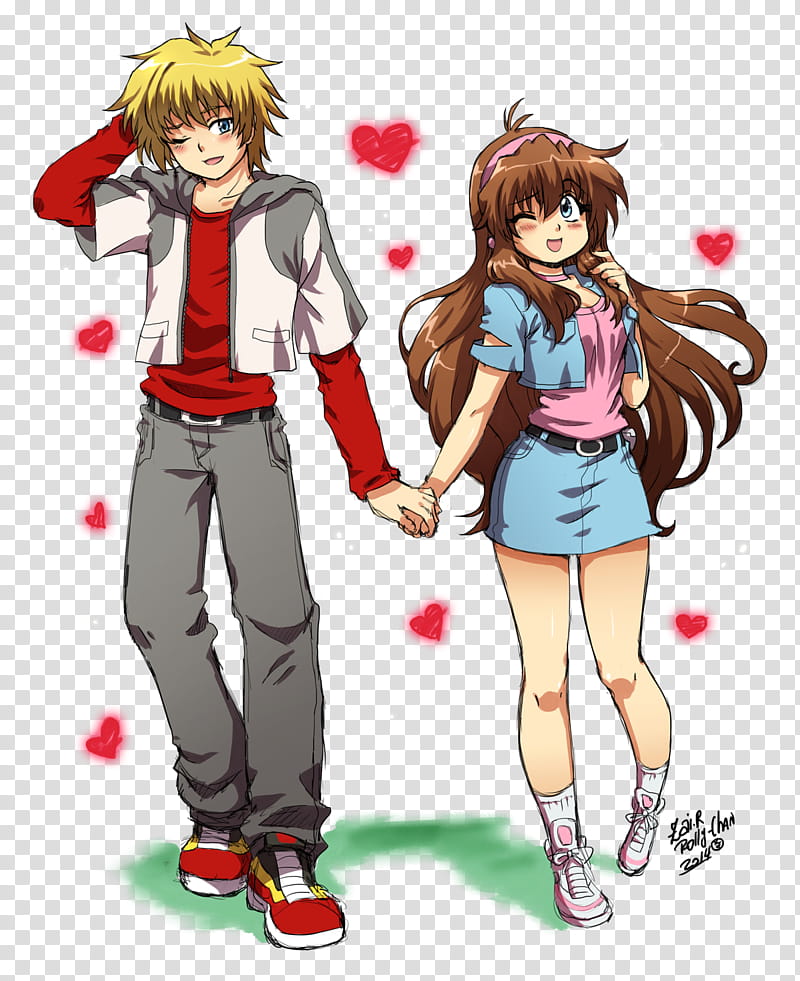 Commission: Aden and Yuna transparent background PNG clipart