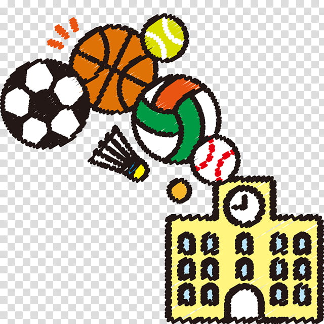 Volleyball, Basketball, Sports, Football, School
, Shooting, Yellow, Line transparent background PNG clipart